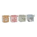 Little Dutch | Blokken Safari Friends Zachte Blokkenset Groen Textiel