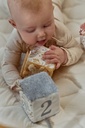 Little Dutch | Blokken Safari Friends Zachte Blokkenset Groen Textiel