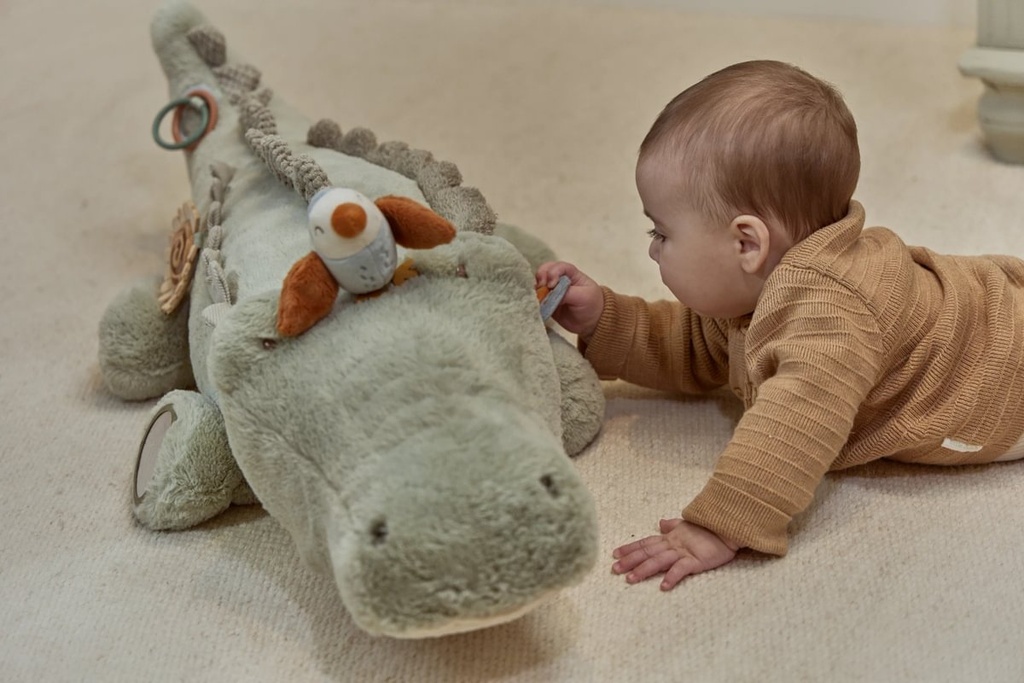Little Dutch | Activiteitenknuffel Safari Friends Krokodil Groen Textiel GRS