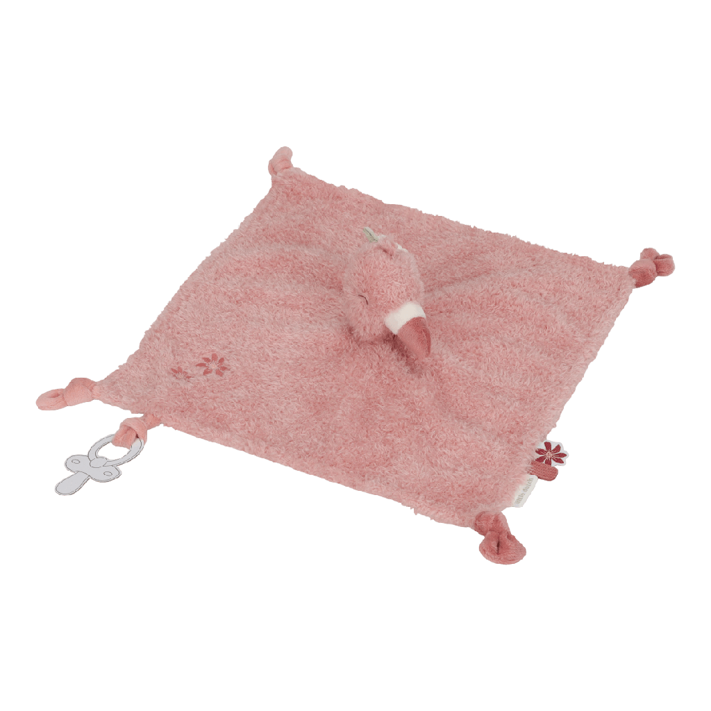 Little Dutch | Knuffeldoekje Safari Friends Flamingo Roze
