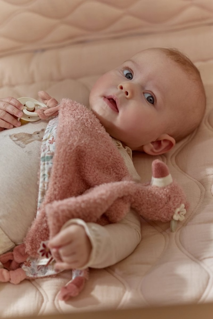 Little Dutch | Knuffeldoekje Safari Friends Flamingo Roze