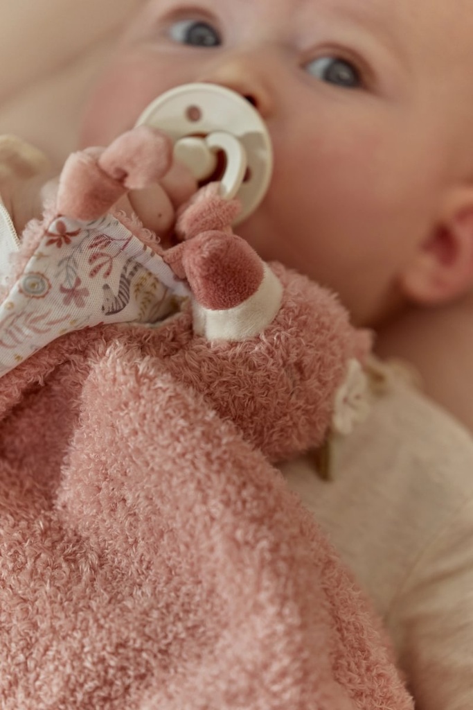 Little Dutch | Knuffeldoekje Safari Friends Flamingo Roze