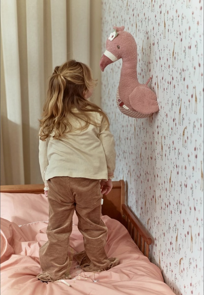 Little Dutch | Wandversiering Safari Friends Flamingo Dierenkop GRS