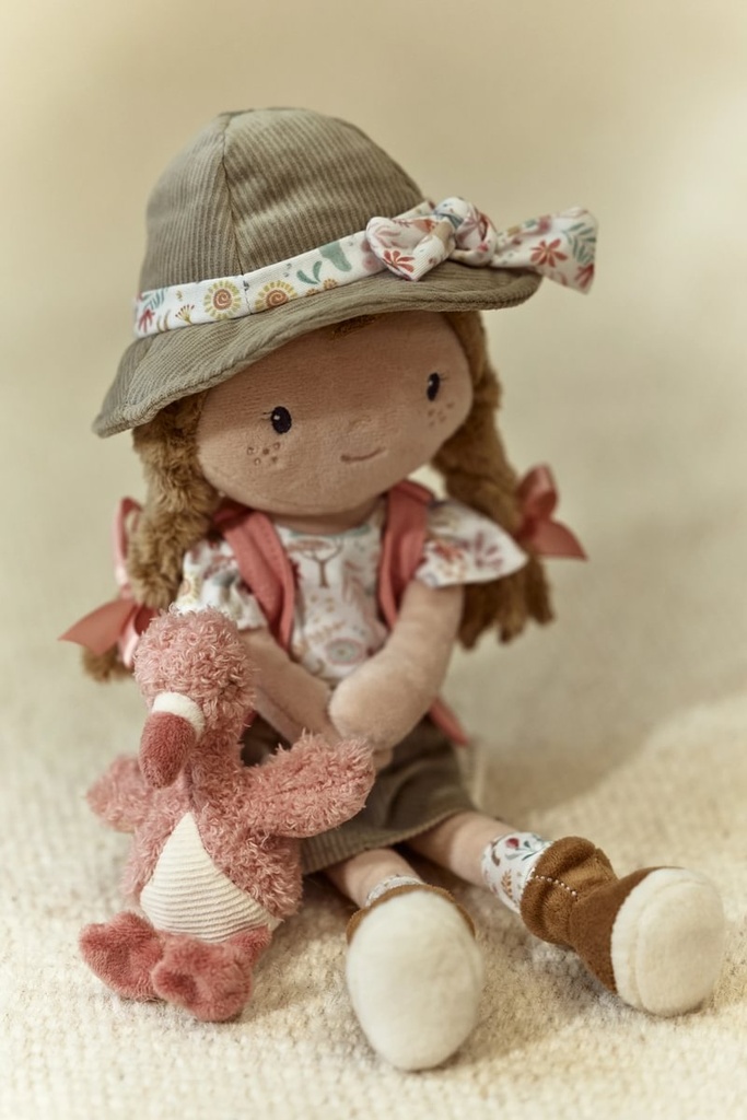 Little Dutch | Pluche Knuffel Knuffelpop Safari Friends Rosa