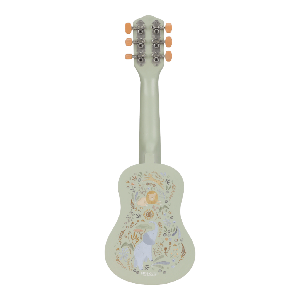 Little Dutch | Muziekinstrument Gitaar Safari Friends Groen Hout FSC