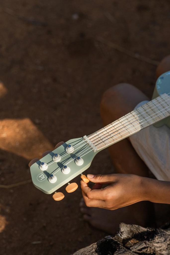 Little Dutch | Muziekinstrument Gitaar Safari Friends Groen Hout FSC