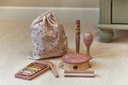 Little Dutch | Muziekinstrument Muziekset Safari Friends Roze FSC 6-delig