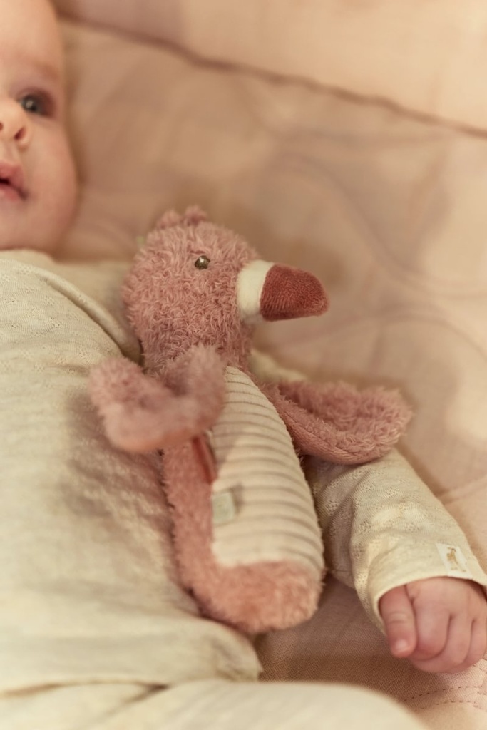 Little Dutch | Rammelaar Safari Friends Flamingo Roze GRS