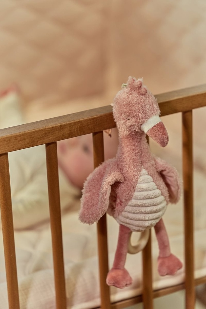 Little Dutch | Muziektrekker Safari Friends Flamingo Roze 