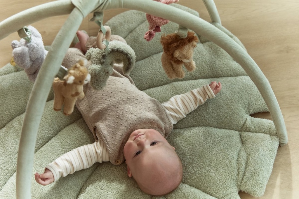 Little Dutch | Speeltapijt met Speelboog Safari Friends