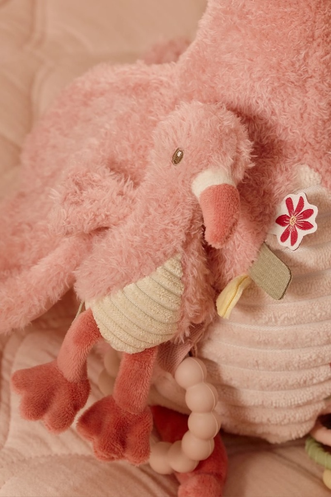 Little Dutch | Activiteitenknuffel Safari Friends Flamingo Roze  