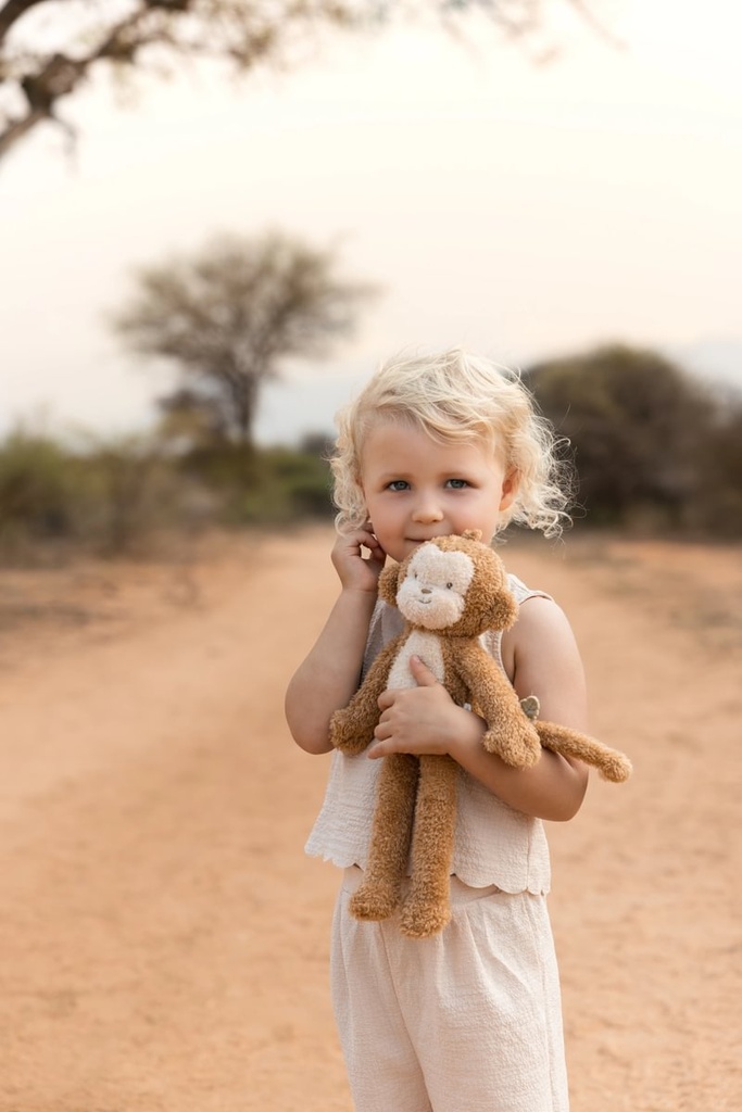 Little Dutch | Pluche Knuffel Safari Friends Aap Bruin 
