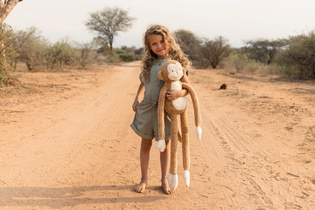 Little Dutch | Pluche Knuffel Safari Friends Aap Bruin XL