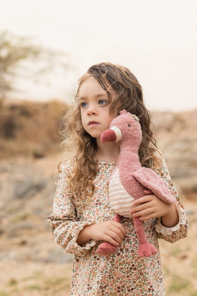 Little Dutch | Pluche Knuffel Safari Friends Flamingo Roze 35cm