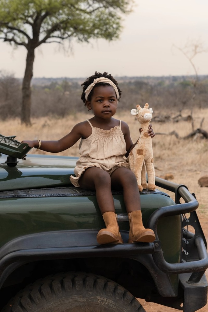 Little Dutch | Pluche Knuffel Safari Friends Giraf Geel