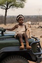 Little Dutch | Pluche Knuffel Safari Friends Giraf Geel