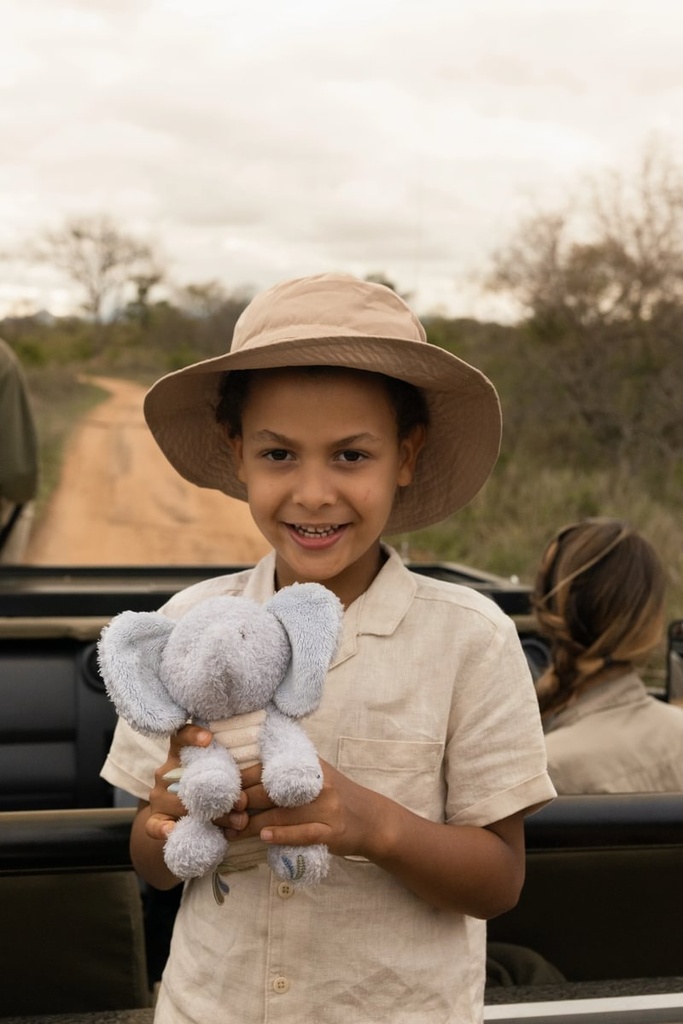 Little Dutch | Pluche Knuffel Safari Friends Olifant Grijs 17cm