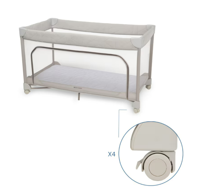 Maxi Cosi | Reisbed Merlin One Hand Foldable Elegance Beige