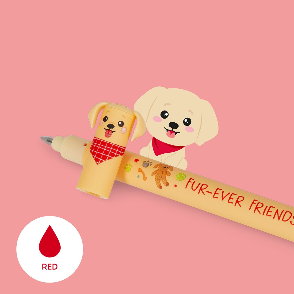 Legami | Balpen Fur-ever friends Erasable Gel Pens 3pack 