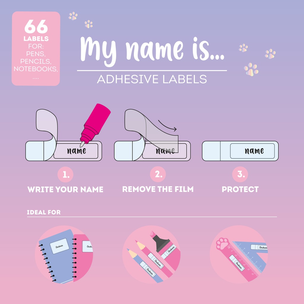 Legami | Stickers Kitty 3-pack