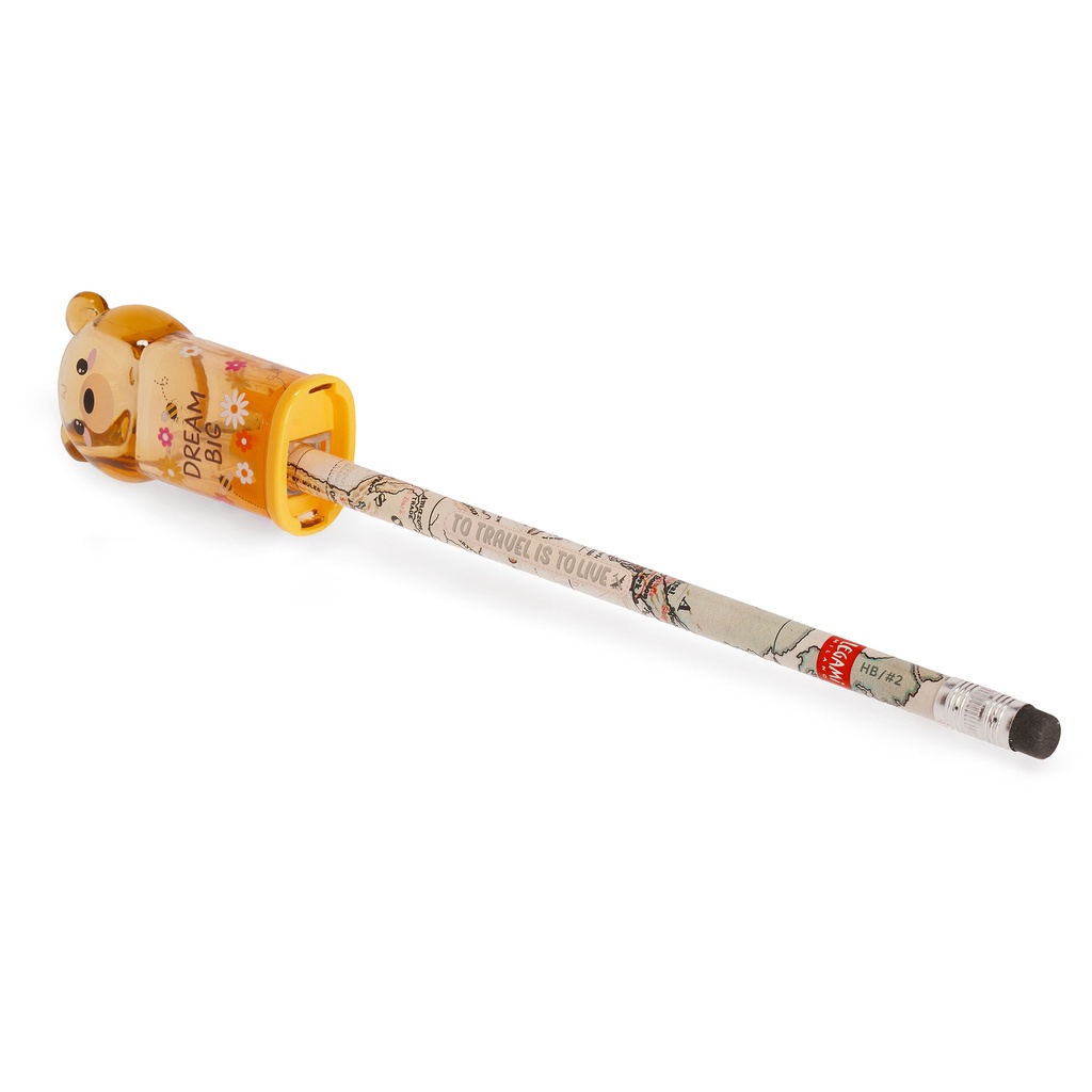 Legami | Potloodslijper met Container Teddy Bear
