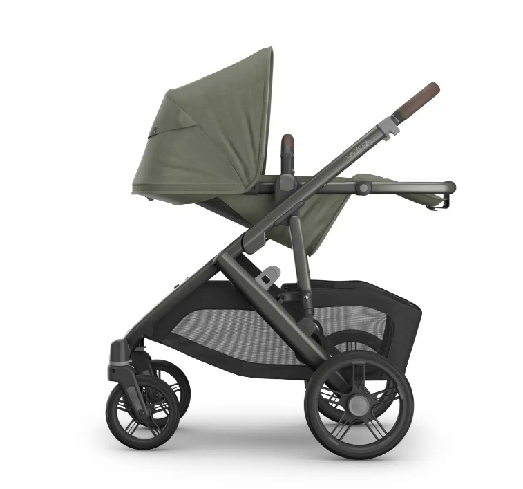 Uppababy | Wandelwagen Vista V3 incl. Draagmand Evelyn Meadow Green