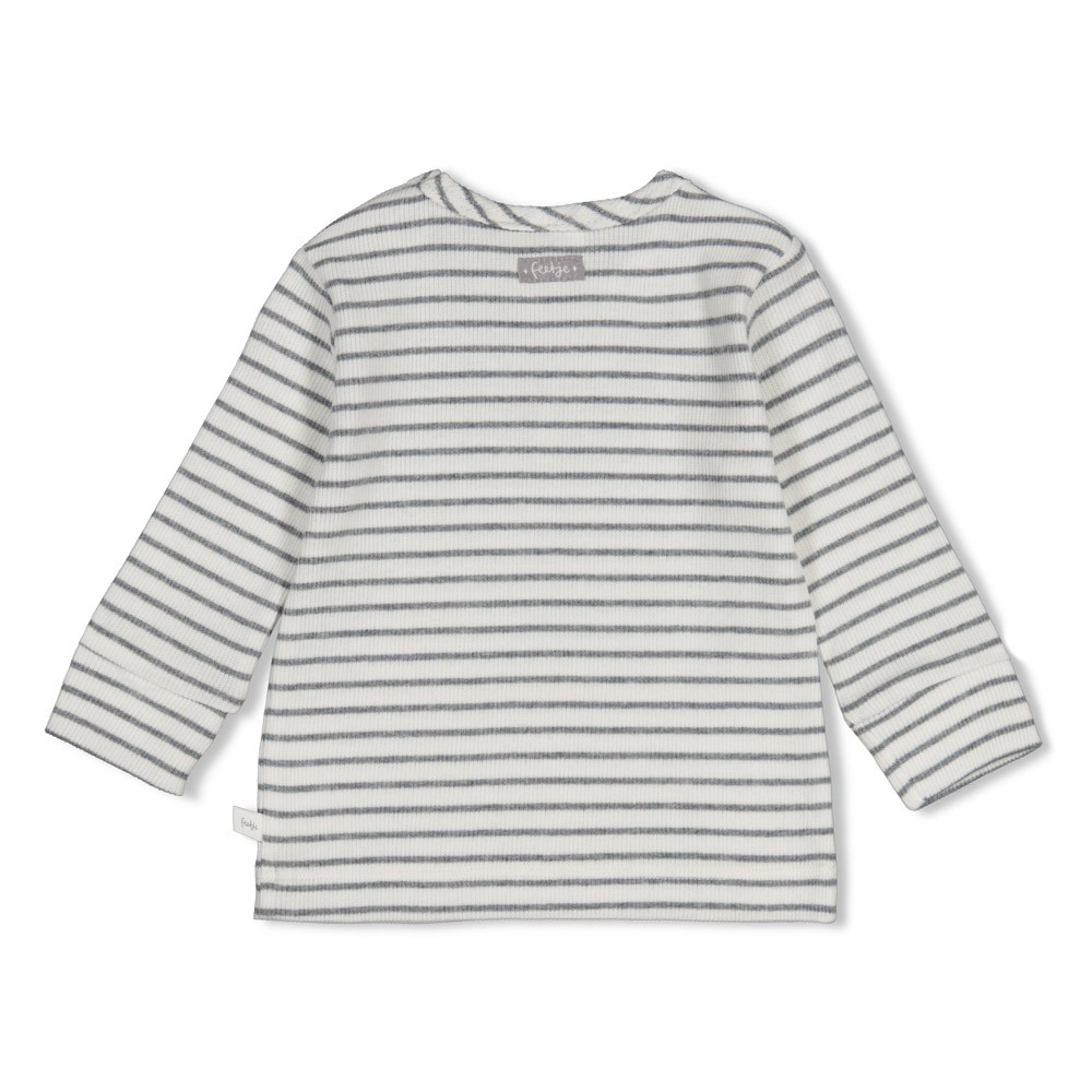 Feetje | T-shirt Uni Penguin Cuddles Longsleeve Antraciet