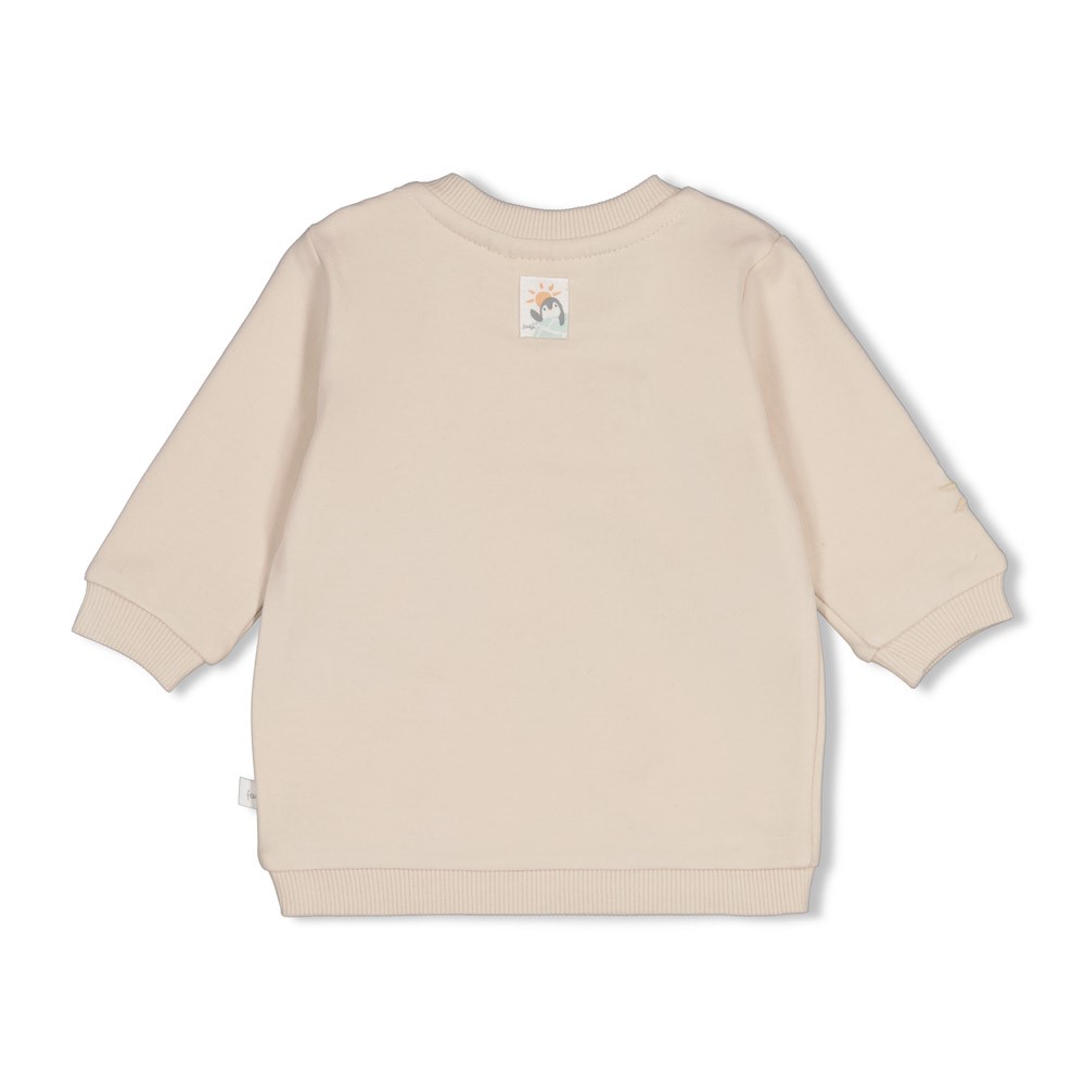 Feetje | Sweater Uni Penguin Cuddles Zand