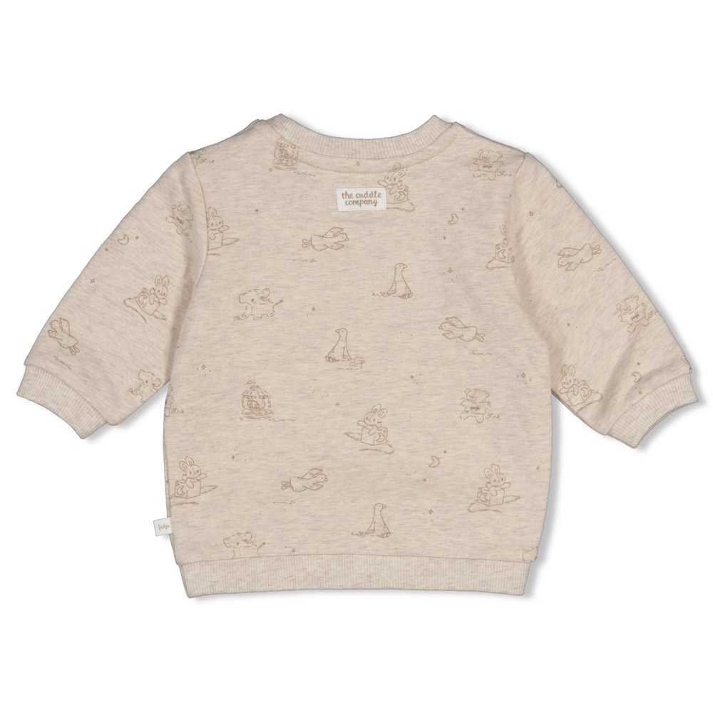 Feetje | Sweater Uni Cuddle Company Taupe Melange