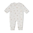 Feetje | Kruippak Uni The Cuddle Company Overslag Longsleeve Off White