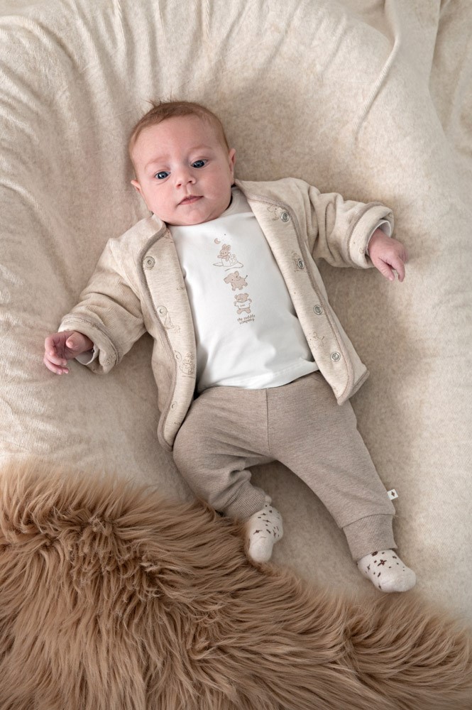 Feetje | Jas Uni The Cuddle Company Taupe Melange