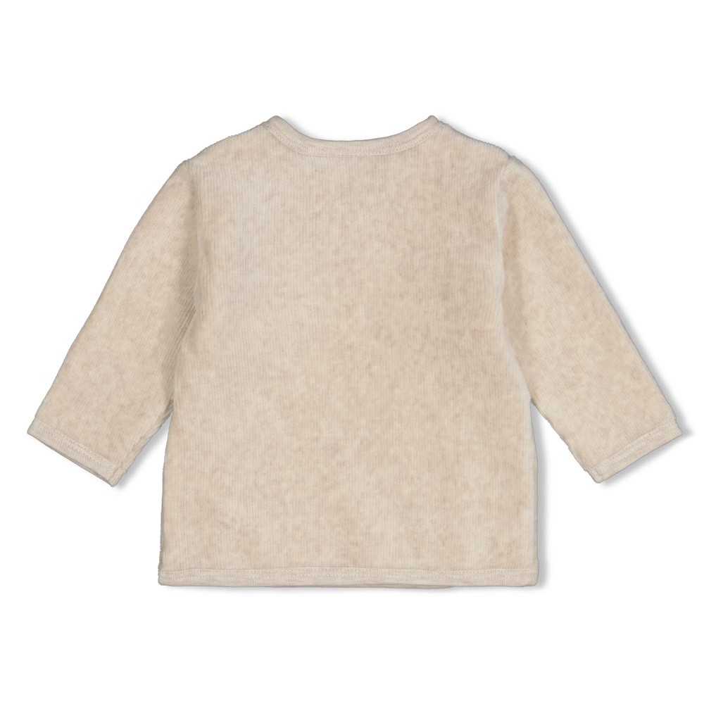 Feetje | T-shirt Uni The Cuddle Company Overslag Longsleeve Taupe Melange