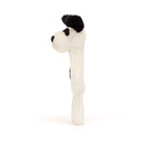 Jellycat | Rammelaar Bashful Black & Cream Puppy Ringrammelaar
