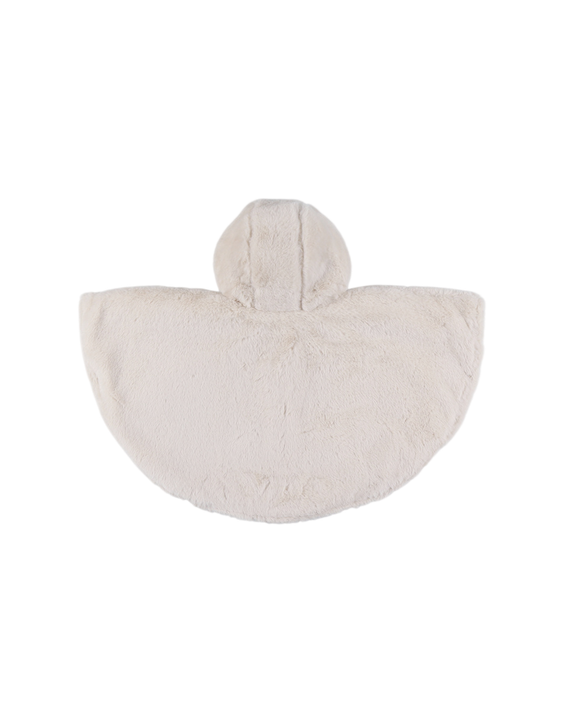 Noukies | Poncho Groloudoux met Oortjes Beige