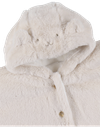 Noukies | Poncho Groloudoux met Oortjes Beige