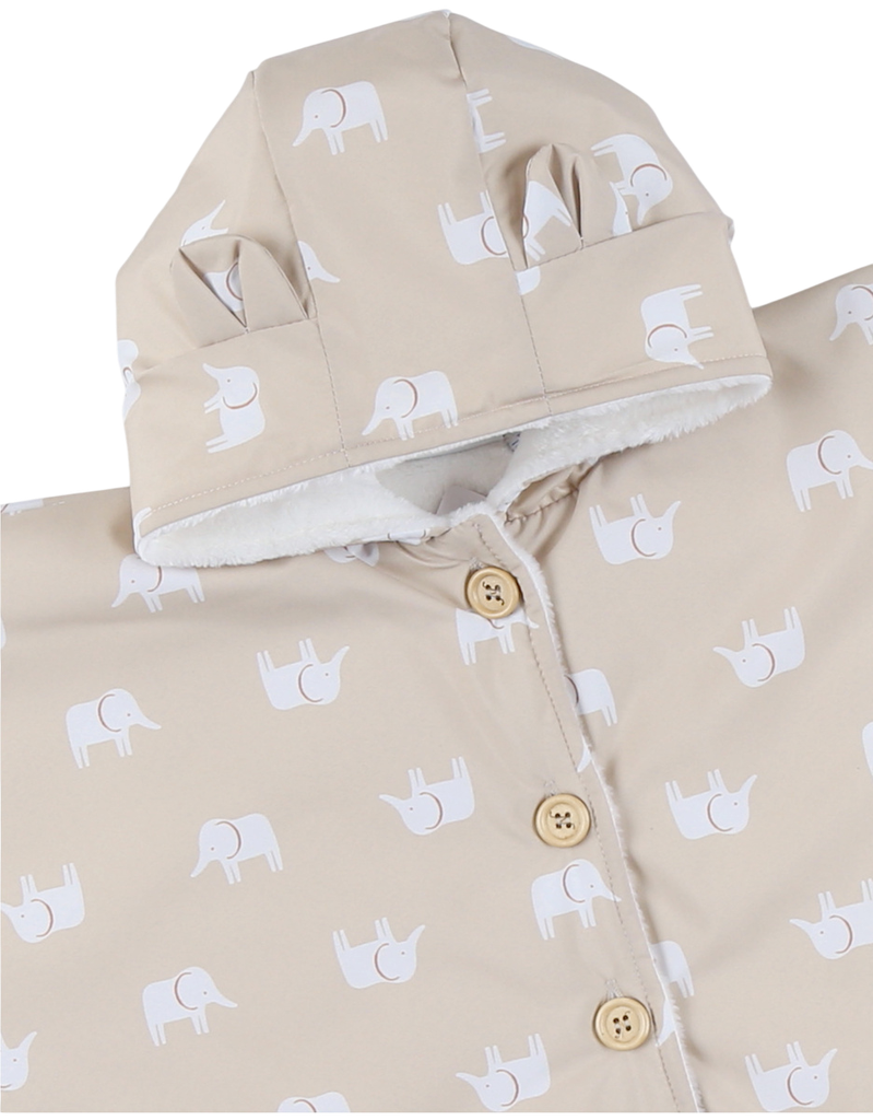Noukies | Poncho Waterproof Beige