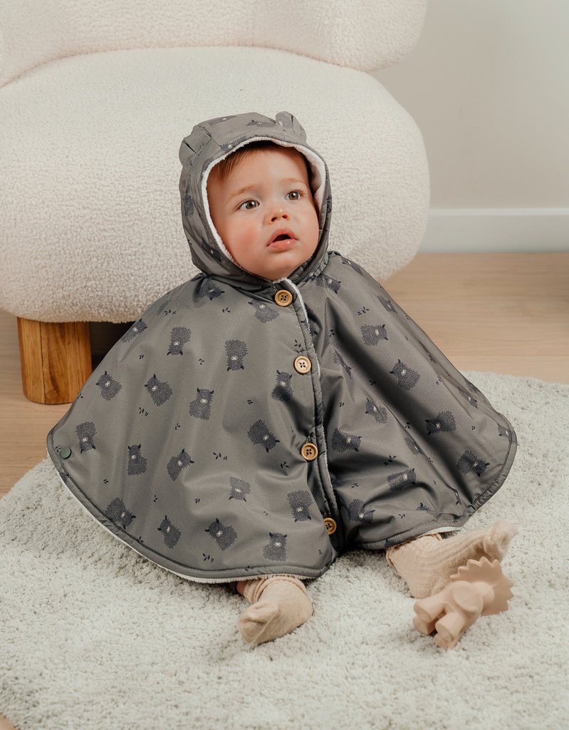 Noukies | Poncho Waterproof Kaki 