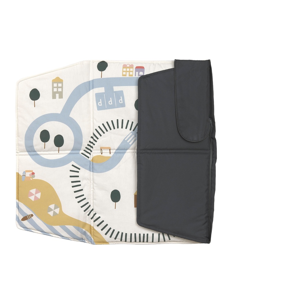 LAESSIG | Verzorgingstas/Speeltapijt Mamaki Tas Anthracite