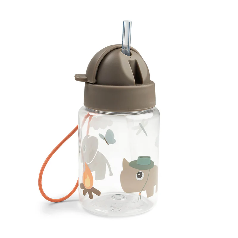 Done By Deer | Drinkfles Tiny Trails Rietjesfles Zand 280ml