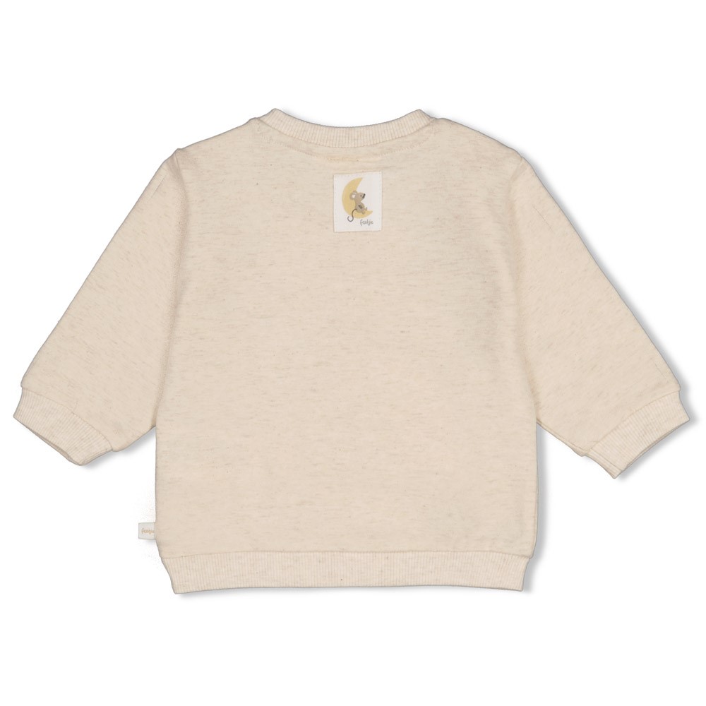 Feetje | Sweater Uni Over The Moon For You Off White Melange