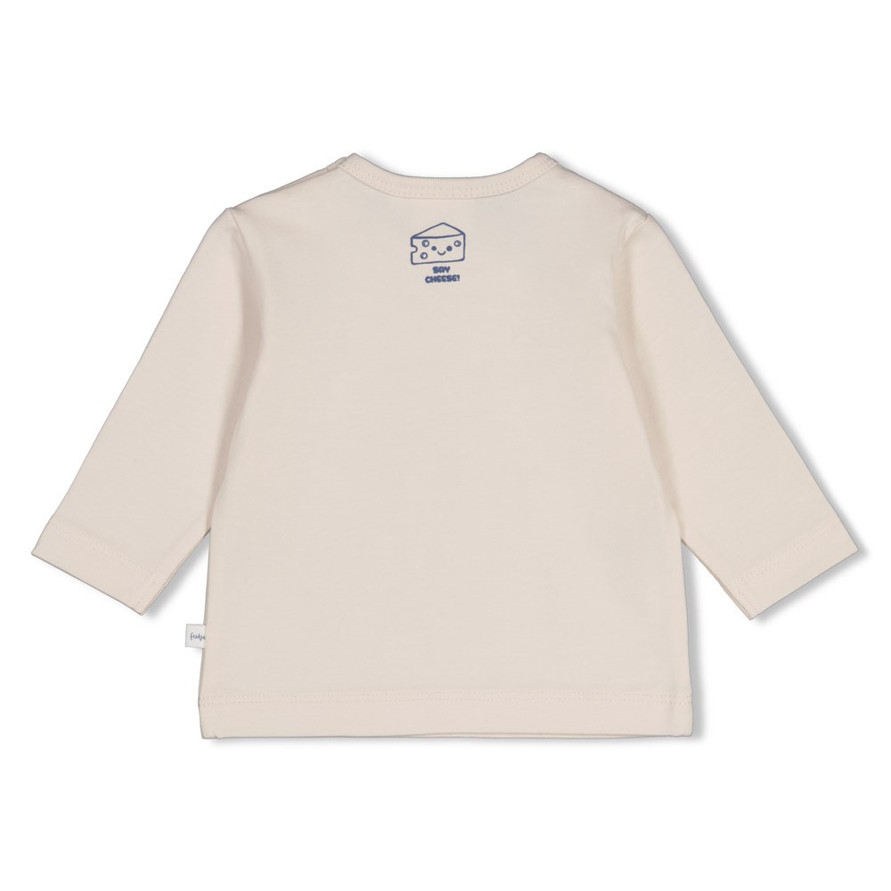 Feetje | T-shirt Boys Breakfast Buddy Longsleeve Creme