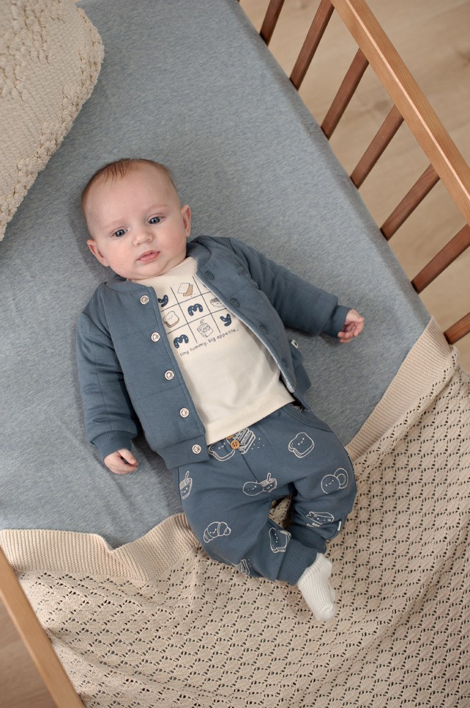 Feetje | T-shirt Boys Breakfast Buddy Longsleeve Creme