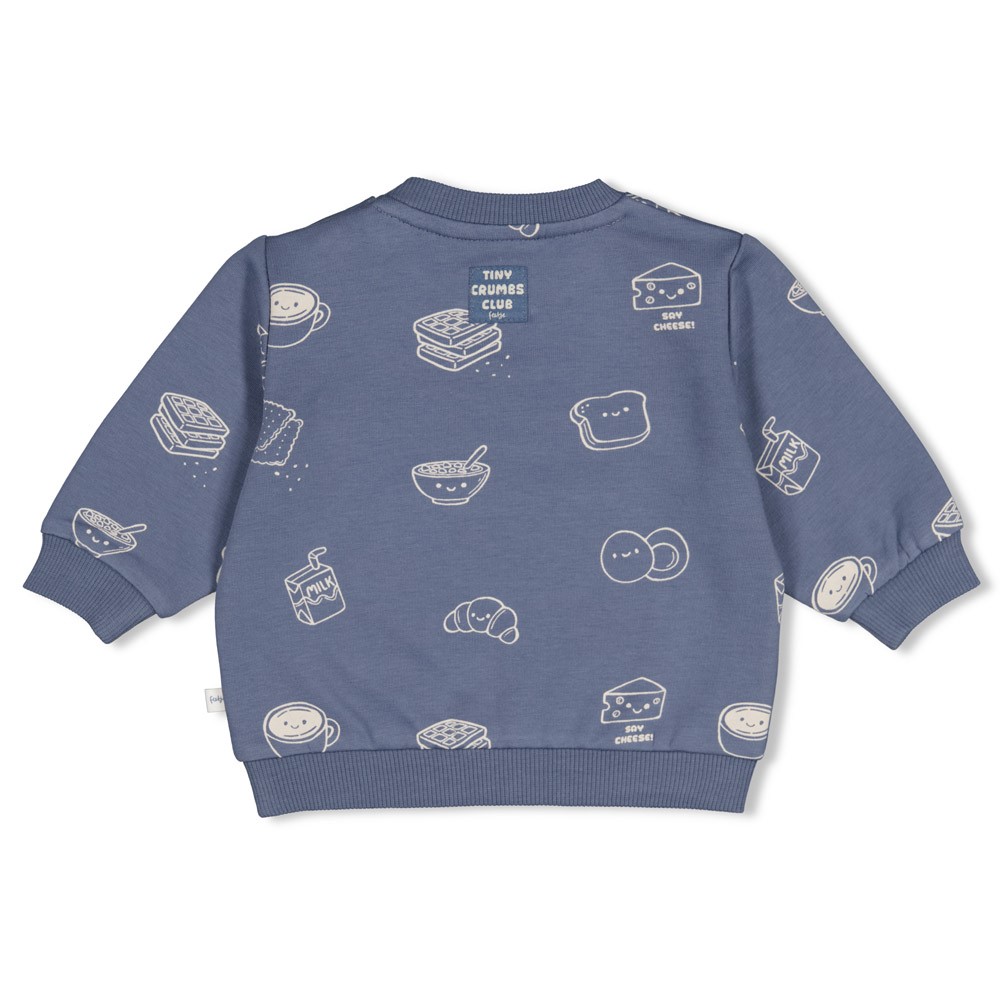 Feetje | Sweater Boys Breakfast Buddy Blauw