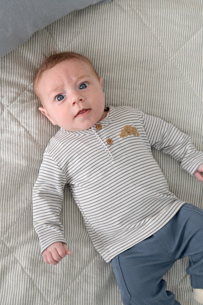 Feetje | T-shirt Boys Breakfast Buddy Longsleeve Blauw