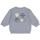 Feetje | Sweater Boys Breakfast Buddy Blauw Melange