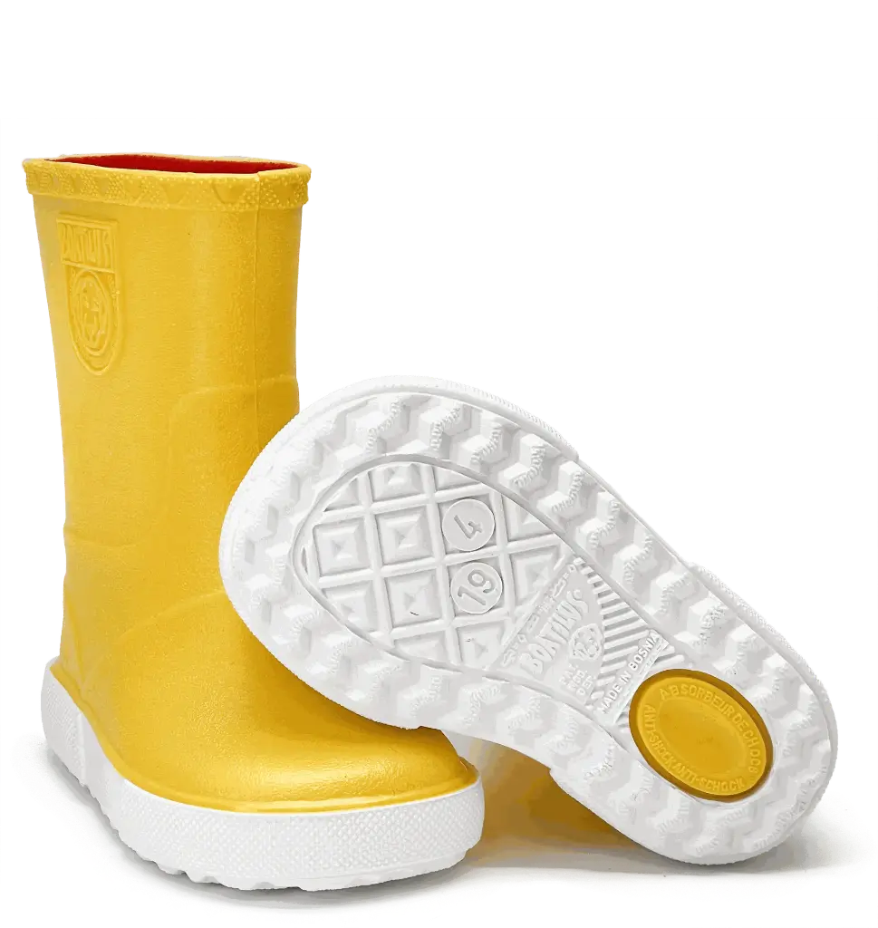 Boatilus | Laarzen Nautic Yellow/White Geel