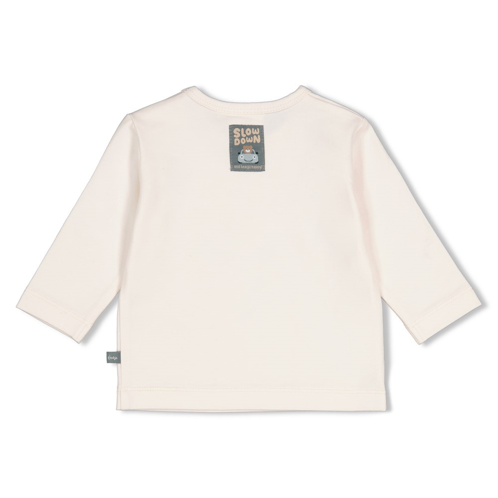 Feetje | T-shirt Boys Beep Beep Longsleeve Off White