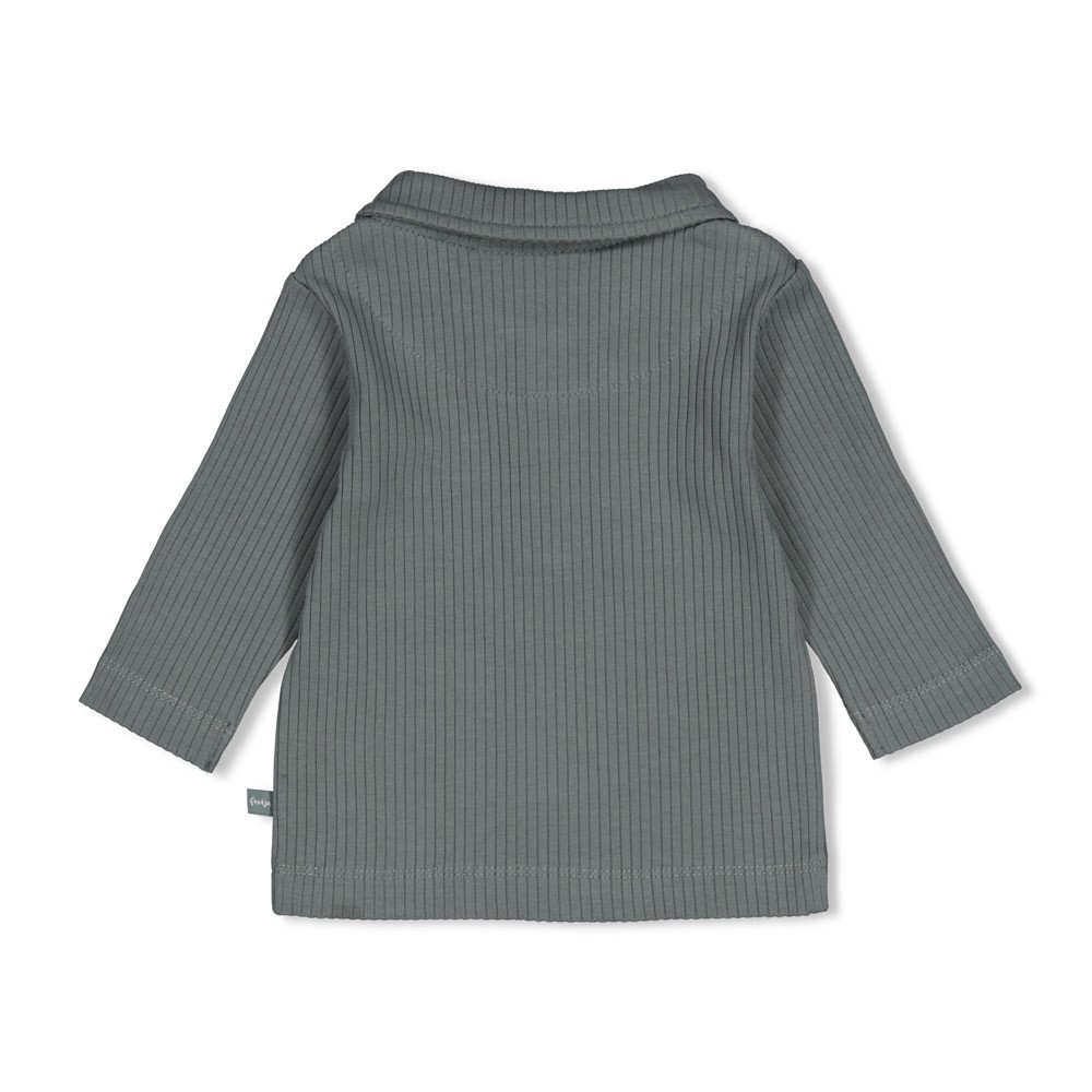 Feetje | T-shirt Boys Beep Beep Longsleeve Zeegroen