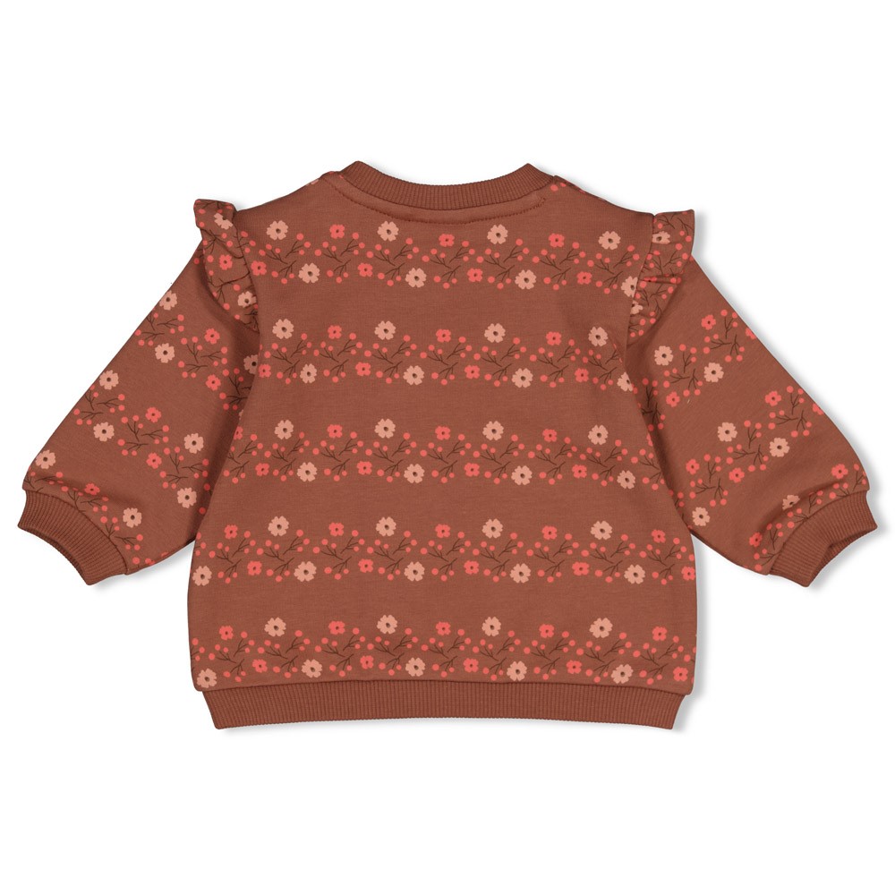 Feetje | Sweater Girls Forest Garden Bruin