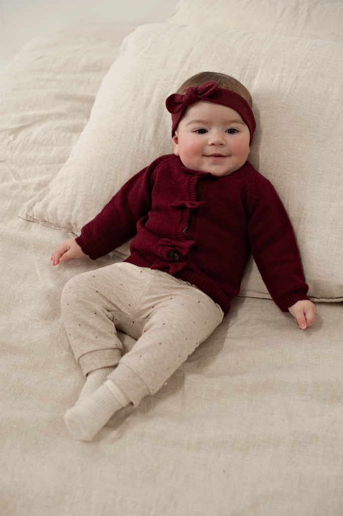 Feetje | Vest Girls My Little Love Bordeaux